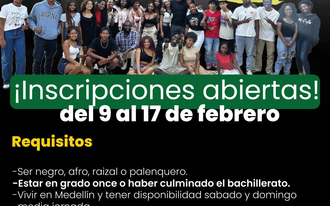 Preinscripción Preuniversitario Étnico Bogando entre Saberes – PCN Medellín y Valle de Aburrá